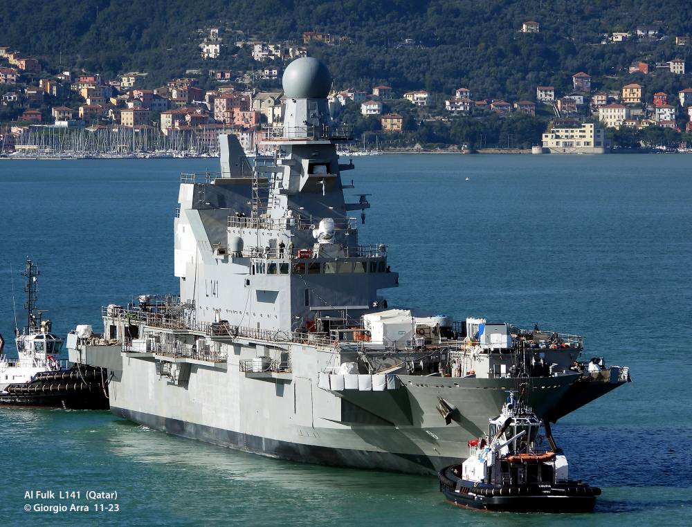 L’achèvement du premier bâtiment de projection qatari progresse en